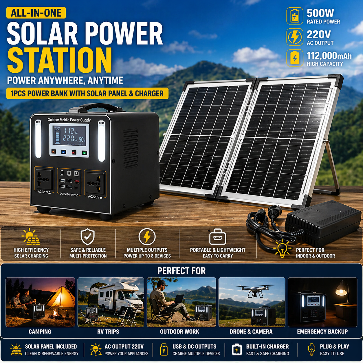 PowerCore™ Mini 500 – Portable Energy Station