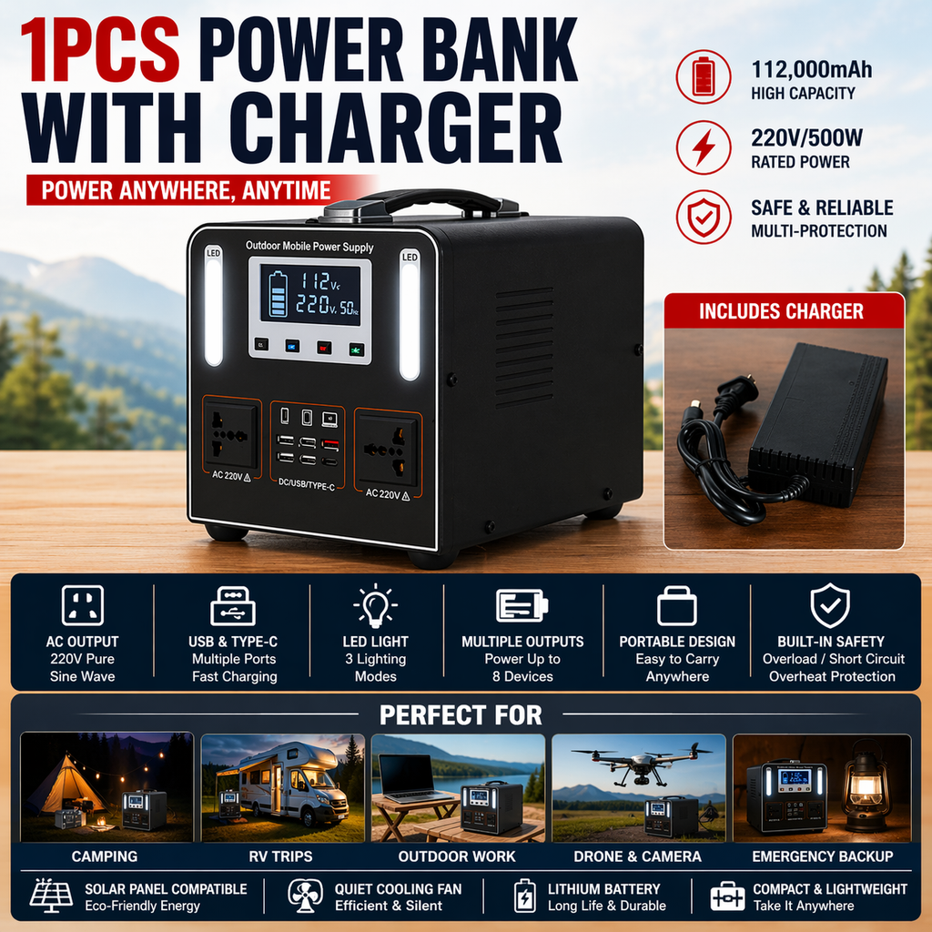 PowerCore™ Mini 500 – Portable Energy Station