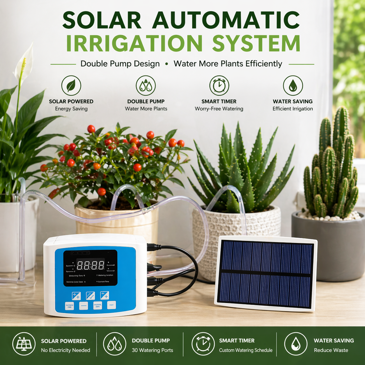 Solar Drip Irrigation System – Automatic Smart Watering